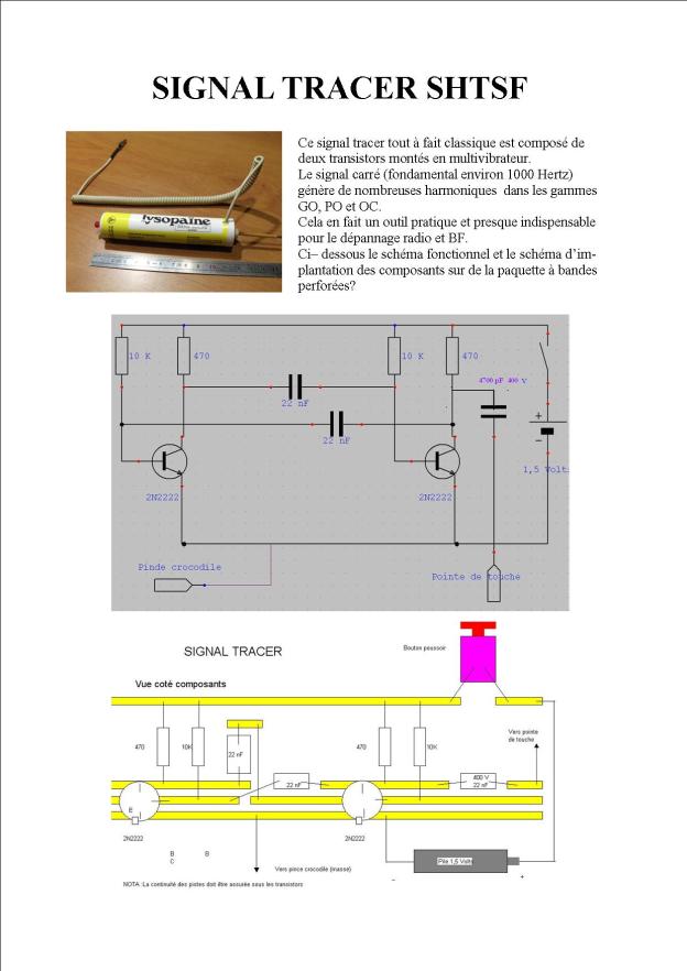 signal tracer transistors