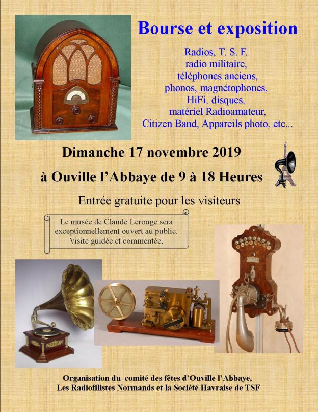 Bourse à Ouville l'Abbaye 17 novembre 2019